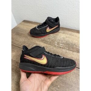 Kids 3Y Nike Lebron XX PS DQ8648-001 "Trinity" Size University Red SAMPLE Shoes